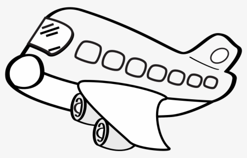 Free Clip Art Airplane - Airplane Cliparts Black And White , Free ...