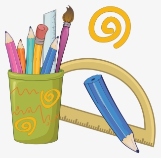 Clip Art Colored Pencil Drawing Clip - Pencils Cartoon Png , Free ...