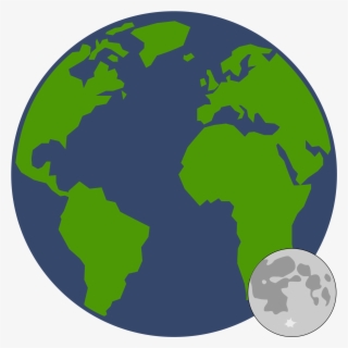 Planet Earth Clipart Earth Moon - Earth Icon Transparent Background ...