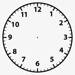 Collection Of Free Vector - Blank Analogue Clock Face , Free ...