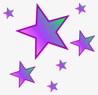 purple star clip art