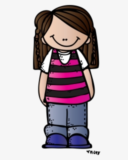 Melonheadz Girl Black And White Clipart , Free Transparent Clipart ...