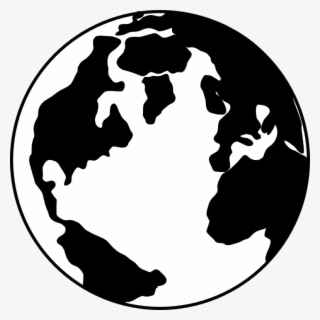 Free Earth Black And White Clip Art With No Background Clipartkey
