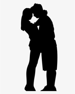 Clipart - Couple Hugging Silhouette Png , Free Transparent Clipart ...