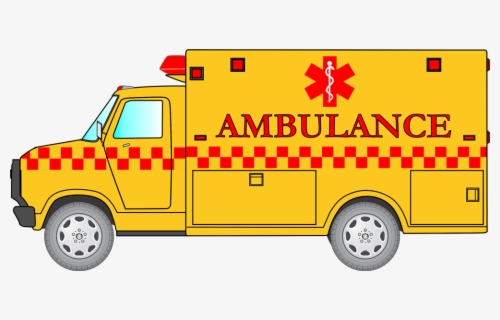 Ambulance - Clipart - Yellow Ambulance Truck Clipart , Free Transparent ...