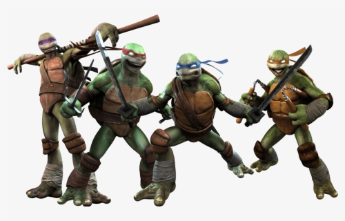 Transparent Ninja Turtle Clipart Black And White - Tmnt Out Of The ...