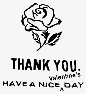 Black And White Valentines Day Clipart - Have A Nice Valentine's Day, Transparent Clipart