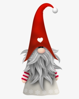Transparent Santa Beard Clipart - Scandinavian Christmas Gnome Clipart ...
