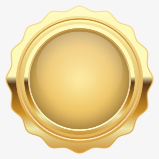 Seal Badge Gold Blue Png Clip Art Image - Gold Certificate Ribbon Png ...