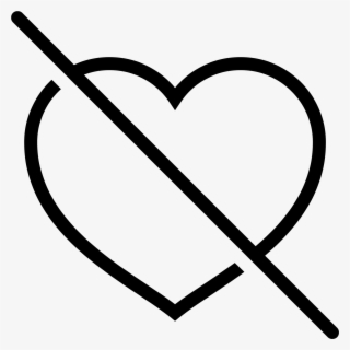 A Dislike Icon Is Represented With A Broken Heart Coracao Clipart Png Free Transparent Clipart Clipartkey