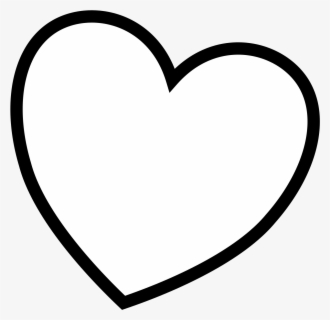 Heart Clip Art Coloring Pages - Valentines Day Coloring Hearts, Transparent Clipart