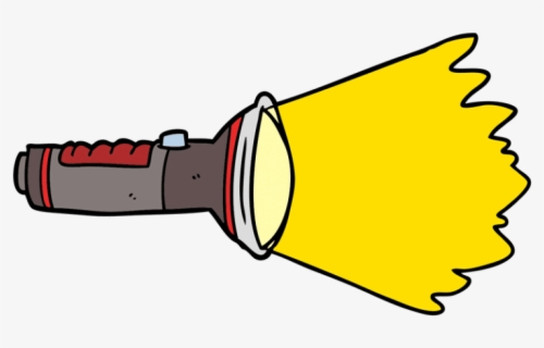 Transparent Flashlight Clip Art - Torch On Wall Clipart , Free