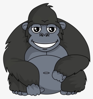 Transparent Gorilla Clipart - Gorilla Clipart Cartoon , Free ...