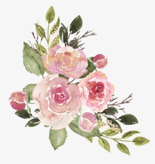 Transparent Watercolour Flower Clipart - Watercolor Flowers Clipart ...