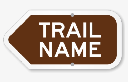 Add Your Custom Trail Name Left Arrow Sign - Graphics , Free ...