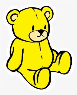 yellow teddy bear cartoon