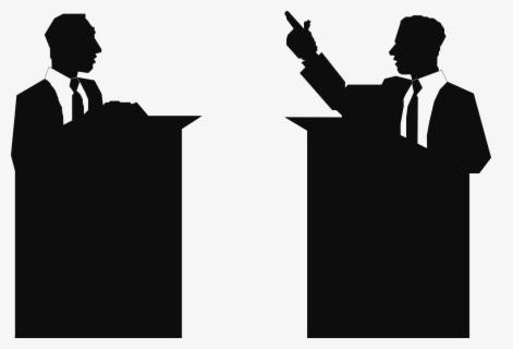 Debate Clipart Podium - Panneau Interdit De Stationner , Free ...