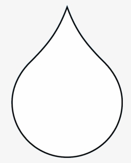 Tears Clipart Blue - Simple Water Drop Drawing , Free Transparent ...