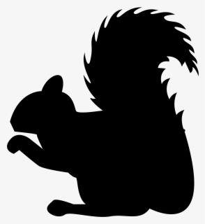 Download Clipart Animals Squirrel - Clipart Woodland Animals Silhouette , Free Transparent Clipart ...