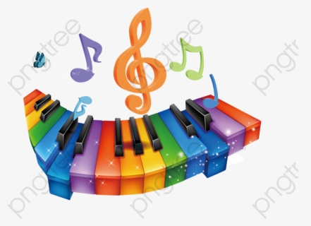 Color Vector Music - Colourful Musical Notes Png , Free Transparent ...