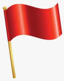 Red Flag Animated Clipart - Red Flag Transparent Background , Free ...