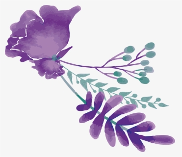 Clip Art Peoplepng Com - Purple Flower Vector Png , Free Transparent ...