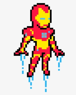 Iron Man Pixelado Png , Free Transparent Clipart - ClipartKey