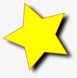 Star With Shadow Clipart - Black Shadow Star Png , Free Transparent ...