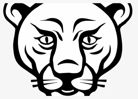 Lion Clipart Printable - Face Mountain Lion Drawing , Free Transparent ...