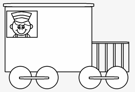 Free Train Black And White Clip Art with No Background - ClipartKey