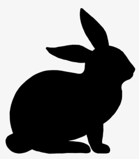 Free Bunny Silhouette Clip Art with No Background - ClipartKey