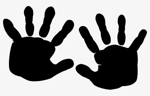 Download Transparent Baby Hand Clipart - Handprint Png , Free ...