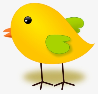 Spring Clipart Chicken - Yellow Bird Clipart Png , Free Transparent ...