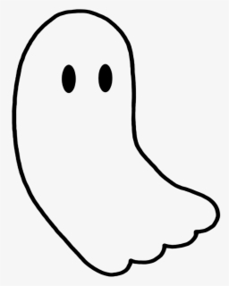 Big Ghost Clipart - Ghost Face Line Art , Free Transparent Clipart ...