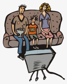 Family Couch Tv Png , Free Transparent Clipart - ClipartKey