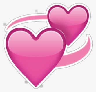 Download #apple #emoji #emojis #ios #pink #heart #hearts - Plain Pink