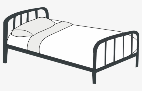 Bed Clipart Black And White , Free Transparent Clipart - ClipartKey