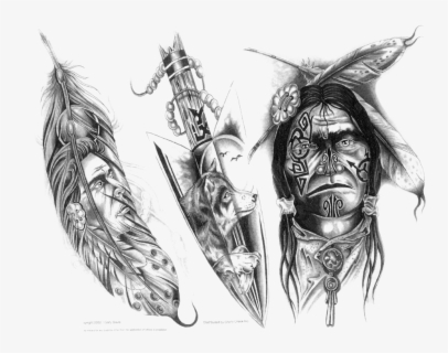 Tattoo Shape Mojo Shapes Tribal Indian Warrior Tattoos Free Transparent Clipart Clipartkey
