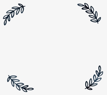 Download Simple Leaf Borders Png - Leaf Border Clipart Black And White ...