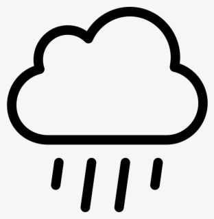 Rain Drops Drawing At Getdrawings - Transparent Background Cloud Icon ...