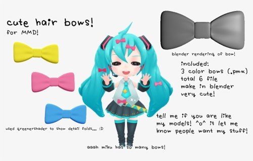 clipart download mmd dl hair by mmd cute hair bow free transparent clipart clipartkey clipart download mmd dl hair by mmd