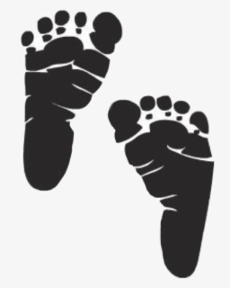 Baby Babyfeet Silhouette - Baby Footprints Svg Free , Free ...