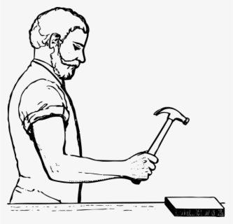 Carpenter Clipart Black And White , Free Transparent Clipart - ClipartKey