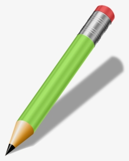 Short Clipart Thick Pencil - Thick And Thin Line Technique , Free ...