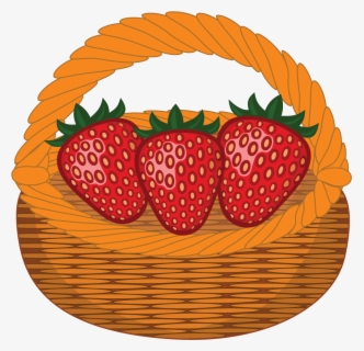 Strawberry Clipart Strawberry Basket - Png Basket Of Strawberries ...