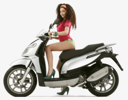 girl in scooty