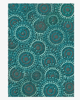 Teal Circle Pattern Scrapbook Paper - Circle , Free Transparent Clipart - ClipartKey
