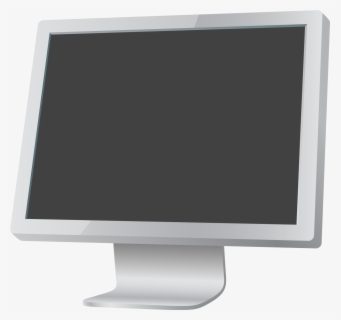 Computer Monitor Clip Art Png - Led-backlit Lcd Display , Free ...