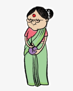 India Clipart Family - Desi Family Clip Art , Free Transparent Clipart