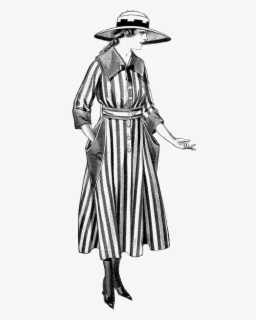 Vintage Illustrations Png Fashion , Free Transparent Clipart - ClipartKey